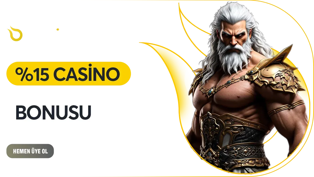 %15 Canlı & Slot Casino Yatırım Bonusu