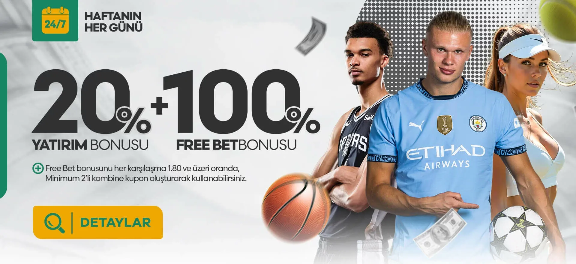 %20 Çevrimsiz Spor Yatırım Ve %100 Freebet Bonusu